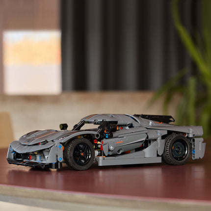 Lego Technic 42173 Koenigsegg Jesko Absolut hypercar gray 