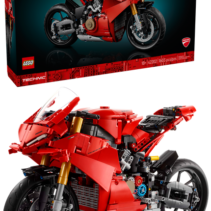 LEGO® Technic™ Ducati Panigale V4 S Motorcycle Model Building Set 42202