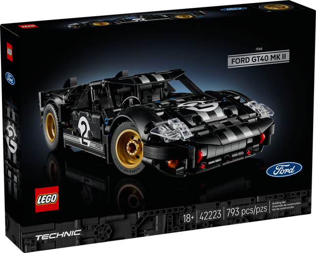 Lego Technic 42223 La voiture de course Ford GT40 MKII 1966