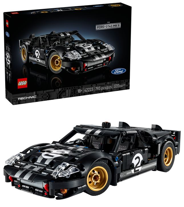 Lego Technic 42223 La voiture de course Ford GT40 MKII 1966