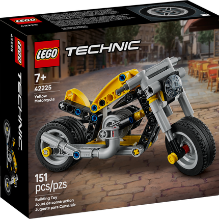 Lego Technic 42225 The Yellow Motorcycle