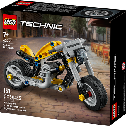 Lego Technic 42225 The Yellow Motorcycle