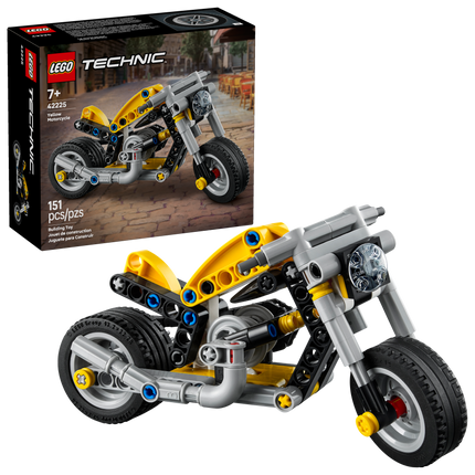 Lego Technic 42225 The Yellow Motorcycle