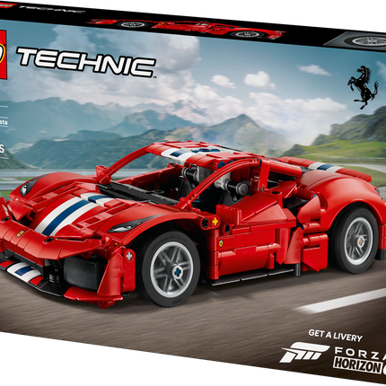 LEGO® Technic™ Ferrari 488 Pista Car, Building Toy 42235