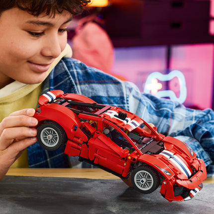 LEGO® Technic™ Ferrari 488 Pista Car, Building Toy 42235
