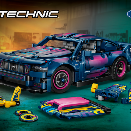 LEGO® Technic™ Ford Mustang GT Customization Garage, Toy 42236