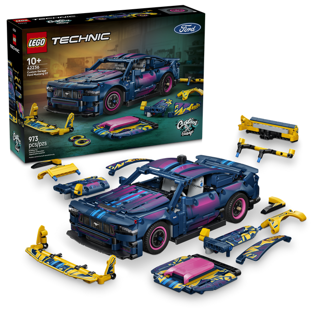 LEGO® Technic™ Ford Mustang GT Customization Garage, Toy 42236