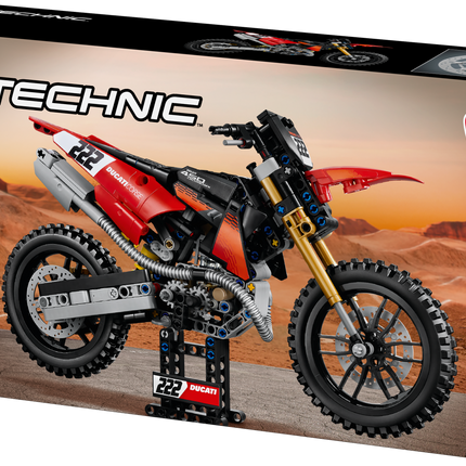 LEGO® Technic™ Ducati Desmo450 MX Factory Motorcycle 42238