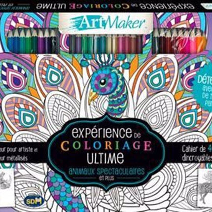 Expérience de coloriage ultime : animaux spectaculaires et plus
