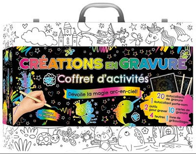 Coffret d'activités : créations en gravure