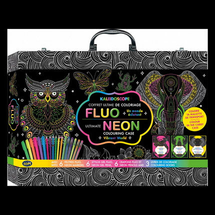 Ultimate Neon Coloring Set: A Glowing World