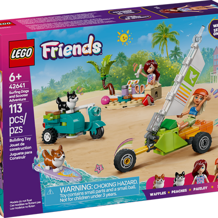 LEGO® Friends Surfer Dogs &amp; Scout Adventure, Building Toy 42641