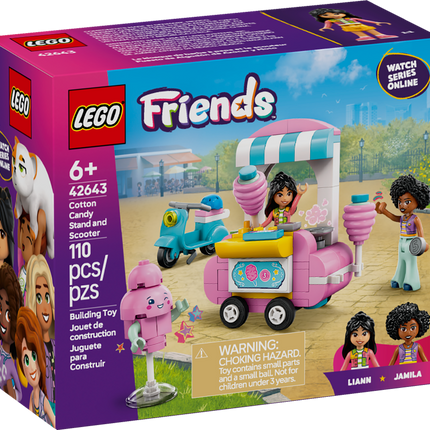 LEGO® Friends Le kiosque de barbe à papa et le scouteur, Jouet, Ensemble de jeu de simulation 42643