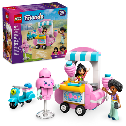 LEGO® Friends Le kiosque de barbe à papa et le scouteur, Jouet, Ensemble de jeu de simulation 42643