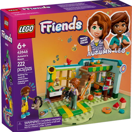 LEGO® Friends Autumn's Bedroom Pretend Play Building Set 42646