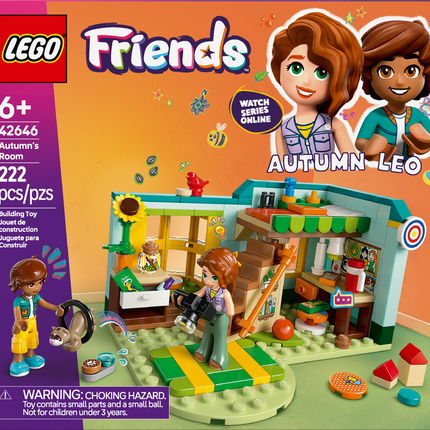 LEGO® Friends Autumn's Bedroom Pretend Play Building Set 42646