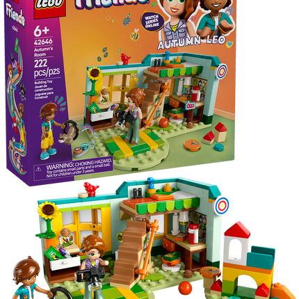 LEGO® Friends Autumn's Bedroom Pretend Play Building Set 42646