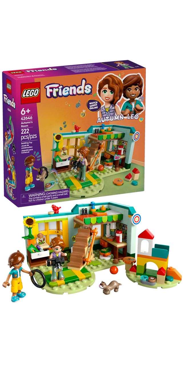 LEGO® Friends La chambre d’Autumn, Ensemble de construction de jeu de simulation 42646