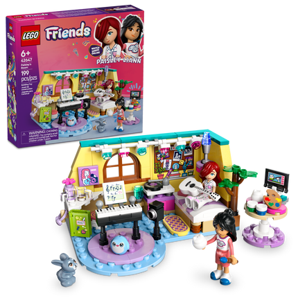 LEGO® Friends Paisley's Bedroom, Pretend Playset 42647