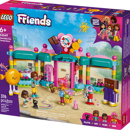 LEGO® Friends Heartlake City Candy Shop Role Play Set, Role Play Toy 42649