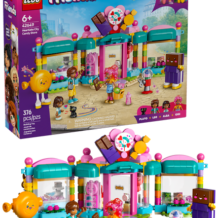 LEGO® Friends Heartlake City Candy Shop Role Play Set, Role Play Toy 42649