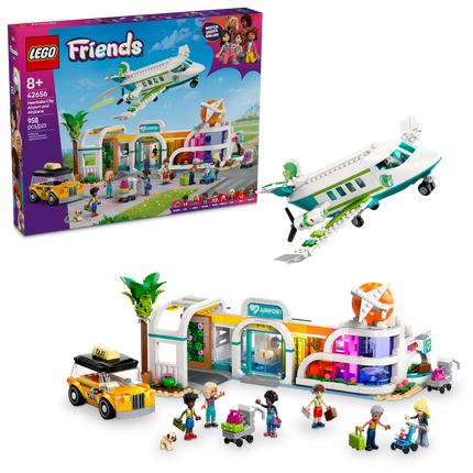 LEGO® Friends L’aéroport et l’avion de Heartlake City, Ensemble de construction, Ensemble de jeu 42656