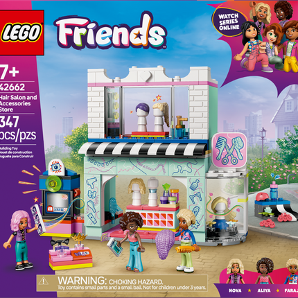 LEGO® Friends Hair Salon and Accessory Shop, Creative Pretend Play Toy 42662