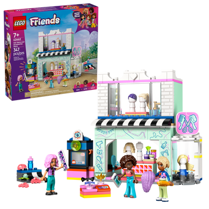 LEGO® Friends Hair Salon and Accessory Shop, Creative Pretend Play Toy 42662
