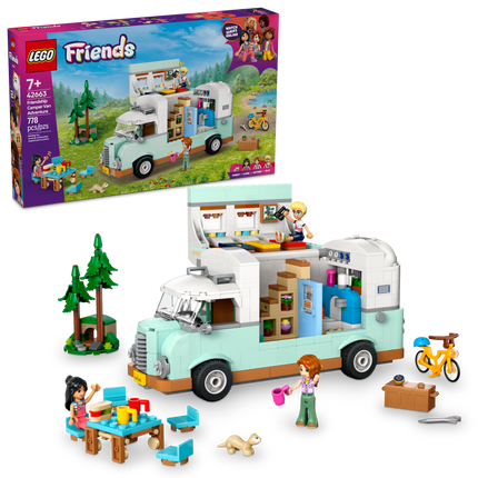 LEGO® Friends Friendship Campervan Adventure Roleplay Building Set 42663