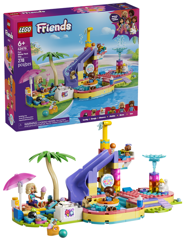 LEGO® Friends Fun Day at the Water Park – Building Toy Set – 42676