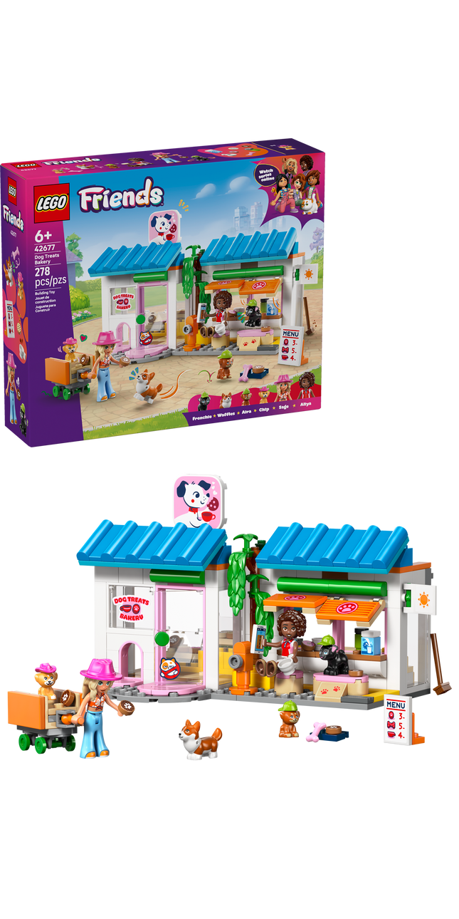 Lego Friends 42677 La boulangerie de gâteries pour chiens
