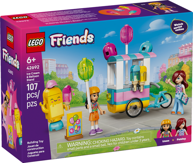 Lego Friends 42692 Le kiosque de crème glacée et de ballons