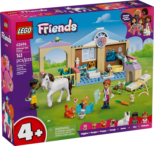 Lego Friends 42696 La clinique vétérinaire des animaux