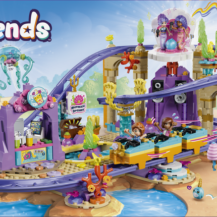 LEGO® Friends Mermaid Roller Coaster, Building Toy 42703