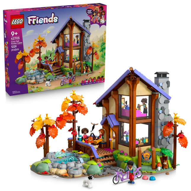 LEGO® Friends Autumn Cozy Cabin – Building Toy – 42705