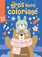 Mon gros livre de coloriage 3-5 ans : Ours et lapin