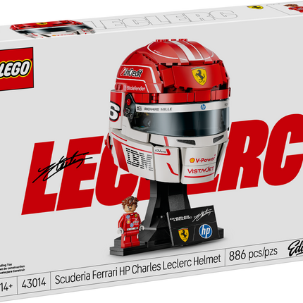 Lego Editions Formula 1 43014 Charles Leclerc's Scuderia Ferrari HP Helmet