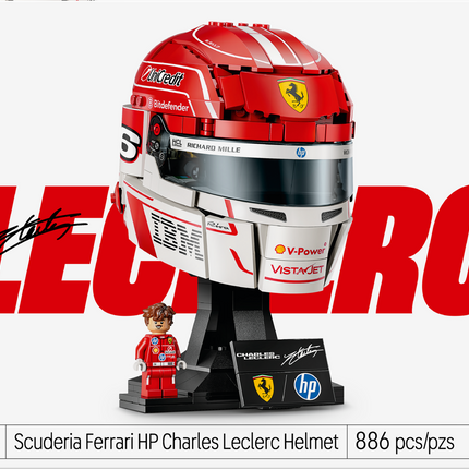 Lego Editions Formula 1 43014 Charles Leclerc's Scuderia Ferrari HP Helmet