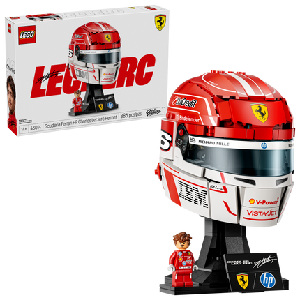 Lego Editions Formula 1 43014 Charles Leclerc's Scuderia Ferrari HP Helmet