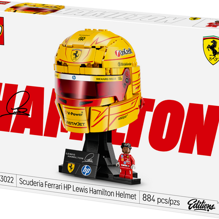 Lego Editions Formula 1 43022 Le casque Scuderia Ferrari HP de Lewis Hamilton