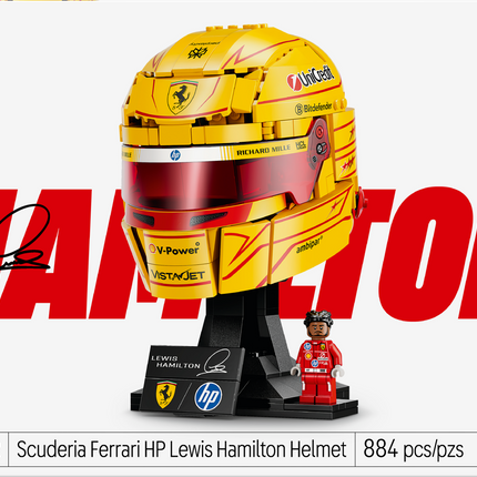 Lego Editions Formula 1 43022 Le casque Scuderia Ferrari HP de Lewis Hamilton