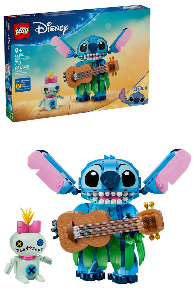LEGO® | Disney Stitch & Scrump Set 43296