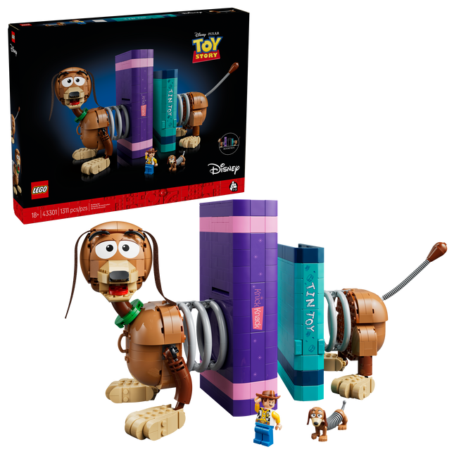 Lego Disney 43301 Les serre-livres de Slinky le chien d'Histoire de jouets
