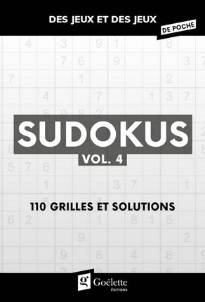 Pocket Sudokus #04 110 grids and solutions