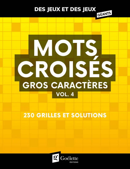 Mots croisés #04 Gros caractères 230 grilles