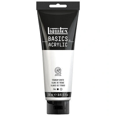 Liquitex Basic® Acrylic Paint, Titanium White, 250 Ml 