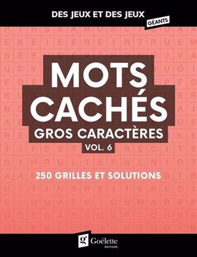 Mots cachés gros caractères #06