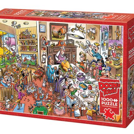 C-T Cobble DoodleTown: Ensemble de Thanksgiving | 1000 pièces