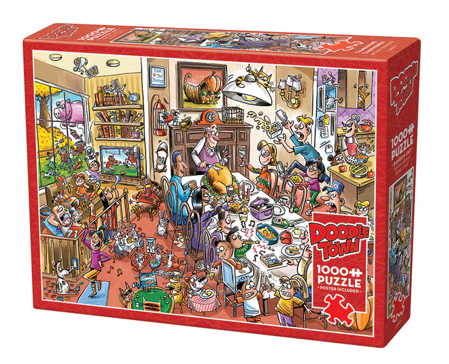 C-T Cobble DoodleTown: Ensemble de Thanksgiving | 1000 pièces