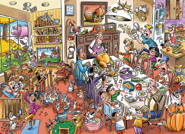 C-T Cobble DoodleTown: Ensemble de Thanksgiving | 1000 pièces